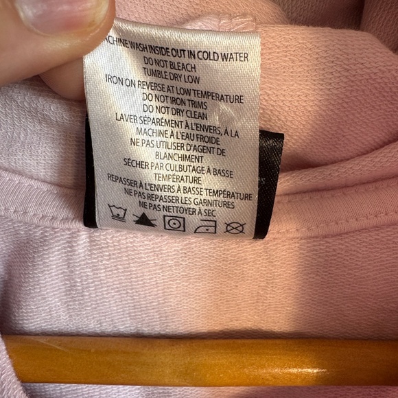 The Beatles Graphic Print Women's Sleeveless Hoodie Pink Medium Drawstring 60s - Picture 6 of 12